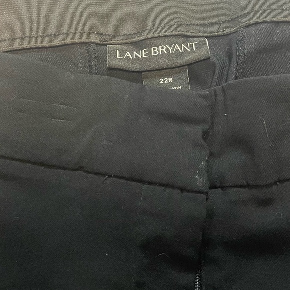Lane Bryant black slacks. Very classy. Straight leg trousers. Size 22R - Picture 3 of 3